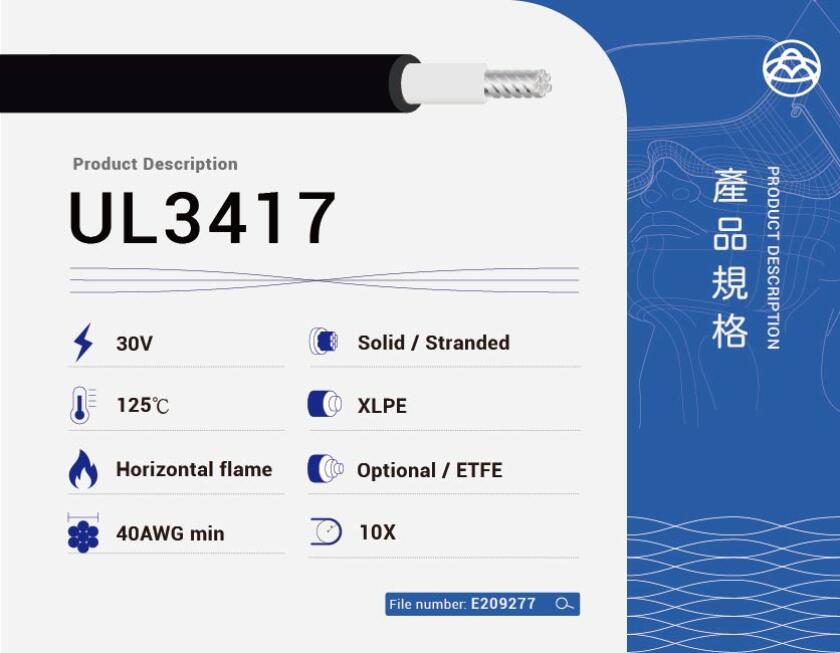 UL3417 XLPE Insulated Wire