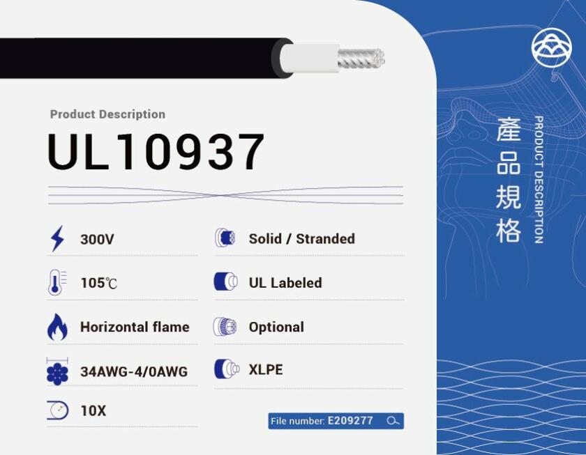 UL10937 XLPE Insulated Wire