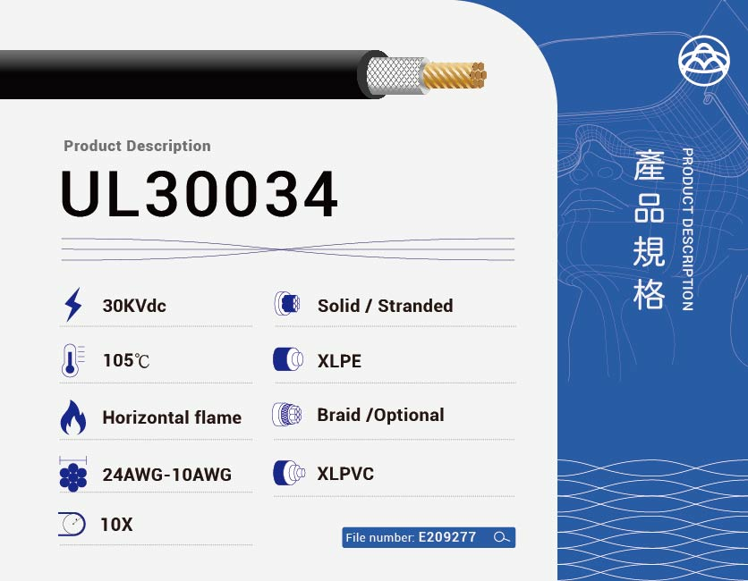 UL30034 High-Voltage Wire - 1