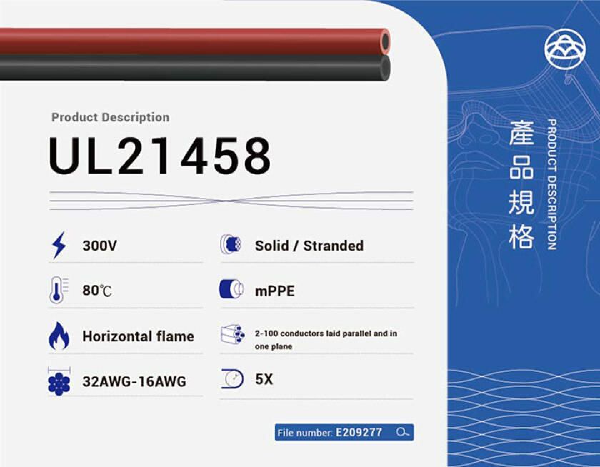 UL21458 mPPE insulation UL21458