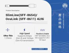 SlimLine(SFF-8654)/OcuLink (SFF-8611) 4i/8i